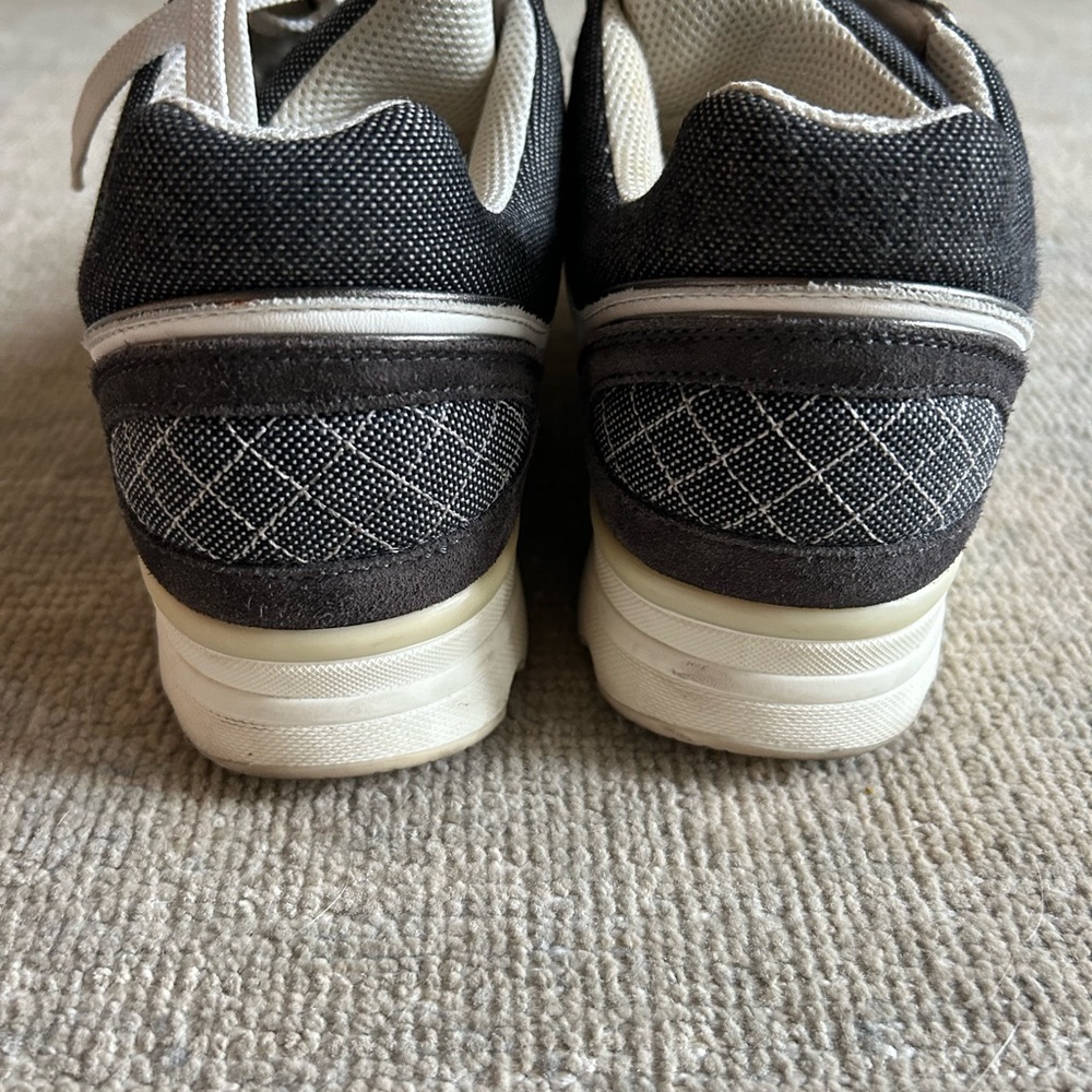 CHANEL Black and White Athletic Sneakers - Picture 3 of 8